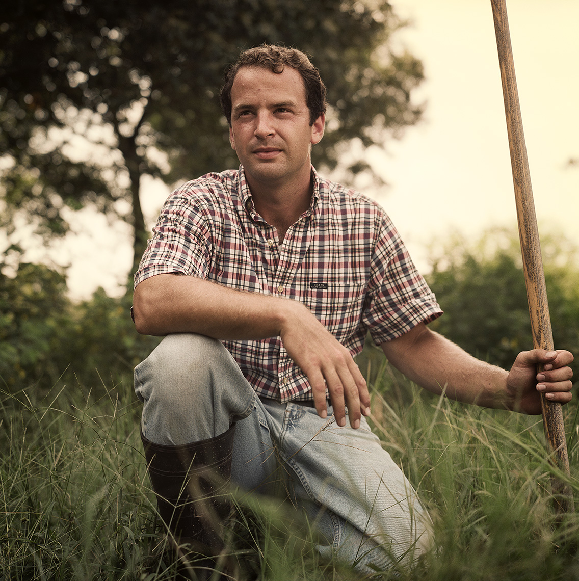 Chris Portrait withy hoe