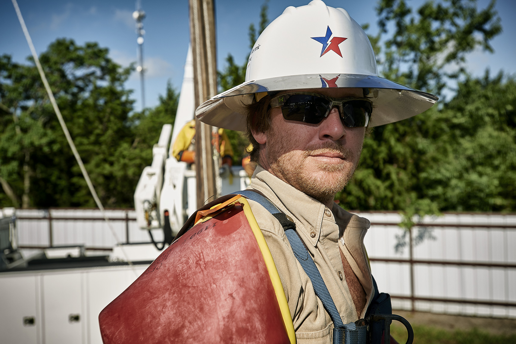 Electrical Lineman for Texas Coop Power